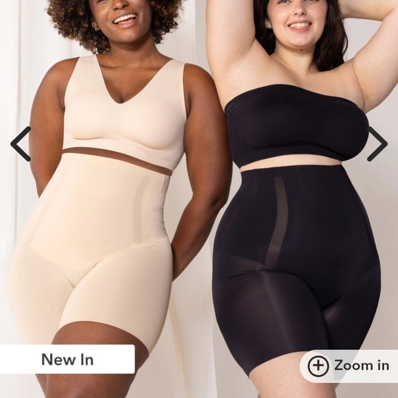 NWT Shapermint everyday high-waisted shaper short in black Size 4XL - Picture 2 of 9